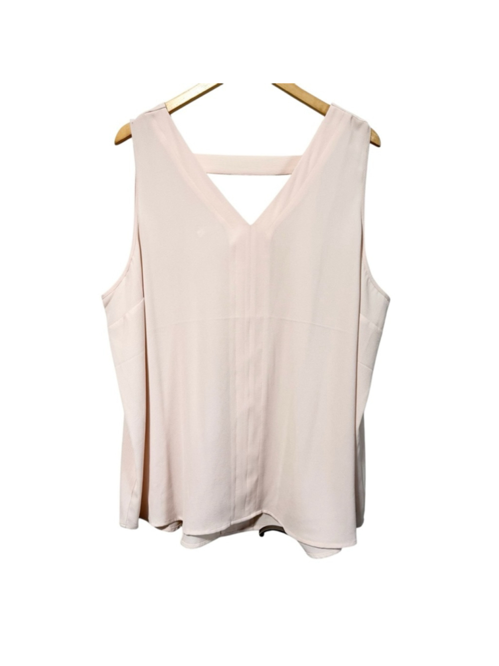 Maurices Elegant light pink bar back Sleeveless Top plus size 2 20-22